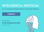 Webinar Inteligência artificial na atividade profissional do nutricionista