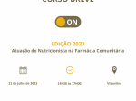 Abertas as inscrições para o Curso Breve ON “Atuação do Nutricionista na Farmácia