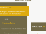 Abertas as inscrições para o Caso Clínico 09: Nutrição Parentérica Intradialítica em doente em Hemodiálise