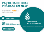 Abertas as inscrições para o Partilha de Boas Práticas em NCSP: O programa PASSE e a saúde escolar