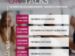 ON Talks – Acesso à profissão | Sessões de esclarecimento| junho 2024