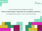 Ciclo de Formação para Membros Estagiários | Curso 01 - Prática profissional conduzida pela evidência científica