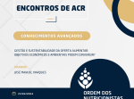 Abertas as inscrições para a sessão: Encontros de ACR (Sessão 7) - Conhecimentos Avançados