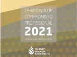 Cerimónia de Compromisso Profissional 2021