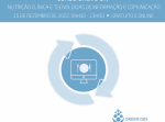 Abertas as inscrições para o Curso Breve ON “Nutrição Clínica e Tecnologias de Informação e Comunicação”