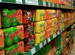 Bebidas com mais açúcar caem 25%